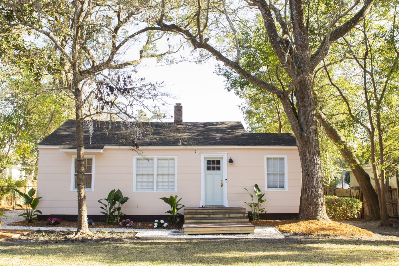 The cottage under the live oaks